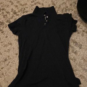 Blue Hollister collared top